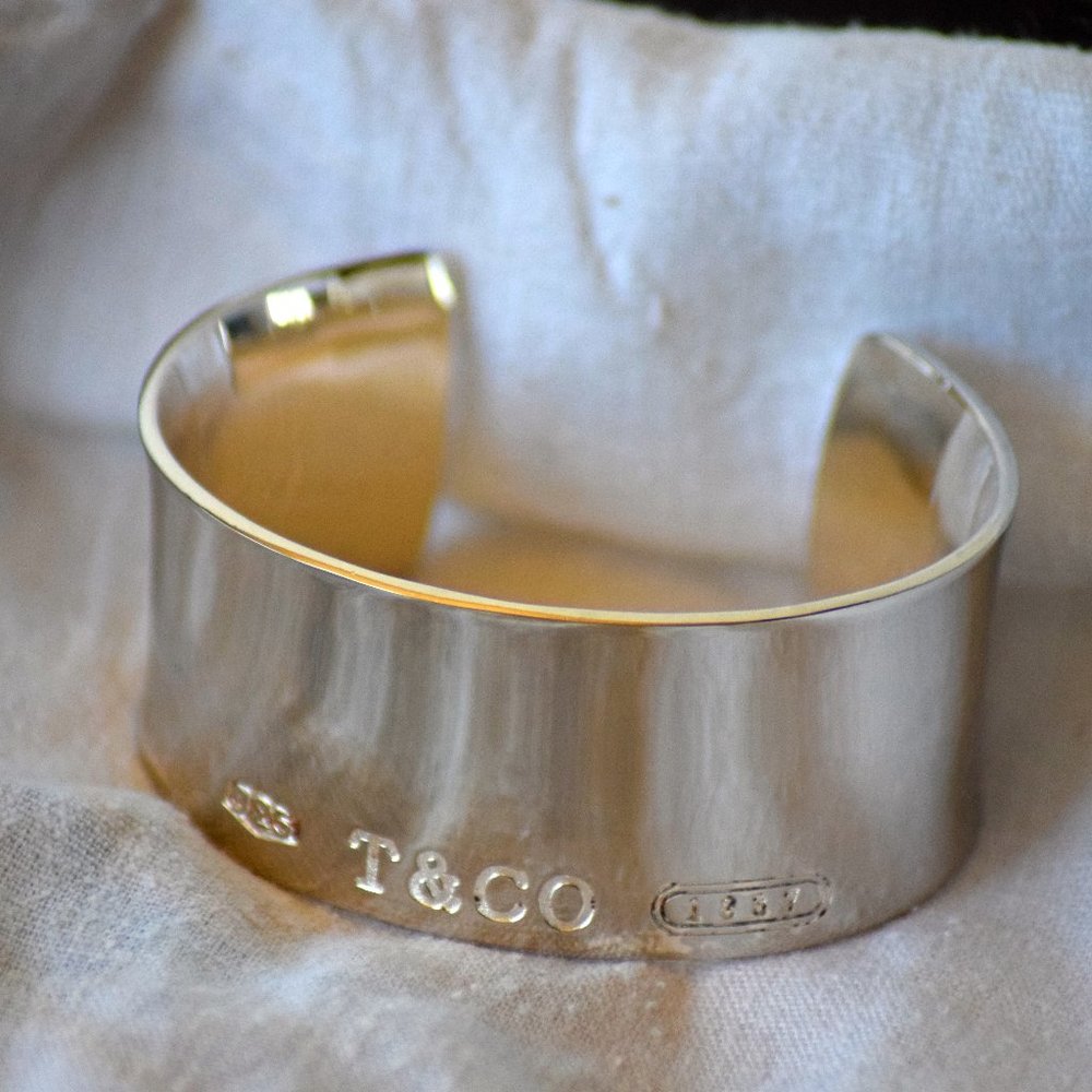 Tiffany & Co. Wide Cuff Sterling Bracelet